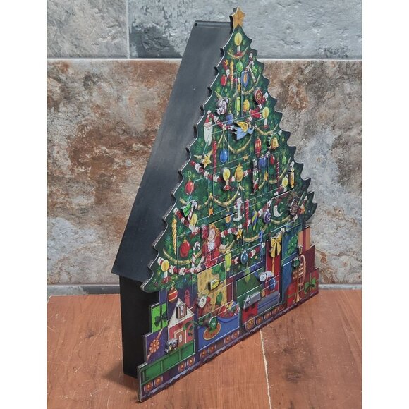 Byers Choice Wooden Advent Calendar 2003 24 Numbered Doors - Picture 8 of 16
